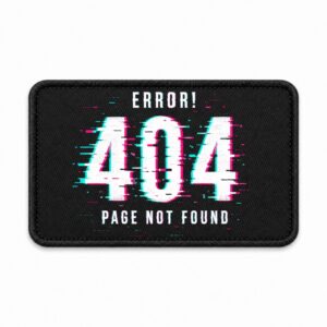 naszywka Error 404 – Page Not Found