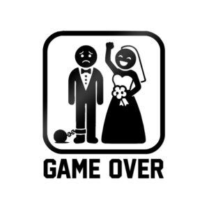 naklejka Game Over