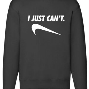 I just can't – oulet  bluza unisex Produkt po zwrocie