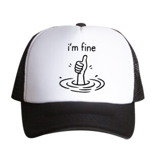 czapka I’m Fine – z kciukiem do góry