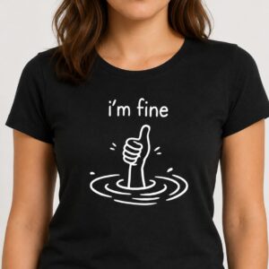 Koszulka I’m Fine – z kciukiem do góry