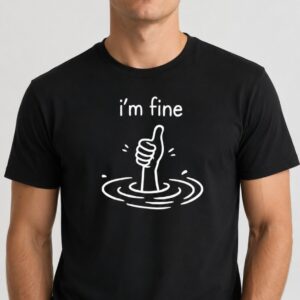 Koszulka I’m Fine – z kciukiem do góry