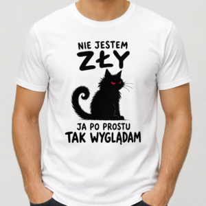 koszulka kot Nie Jestem Zły– Ja Po Prostu Tak Wyglądam