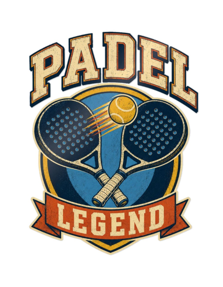 Padel Legend wypukła naklejka