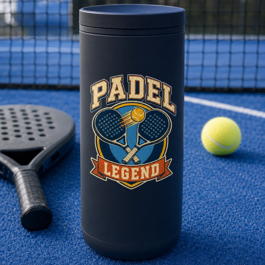 Padel Legend – wypukła naklejka UV DTF 90 × 70 mm - obrazek 3