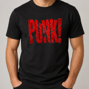 koszulka Broken Punk z nadrukiem rozbitego szkła