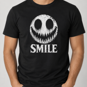 SMILE koszulka z motywem horroru.