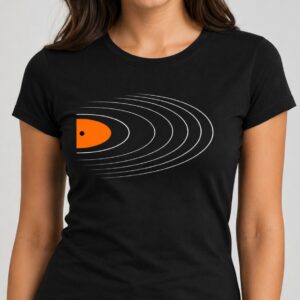 koszulka Vinyl Orbit – z motywem płyty winylowej