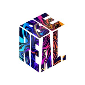 naklejka Be Real 3D – Bądź Sobą