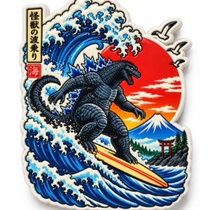 magnes Godzilla na Wielkiej Fali