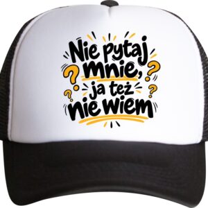 czapka Nie pytaj mnie – ja też nie wiem